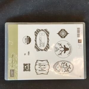 Very Merry Tags Stampin Up stamp set